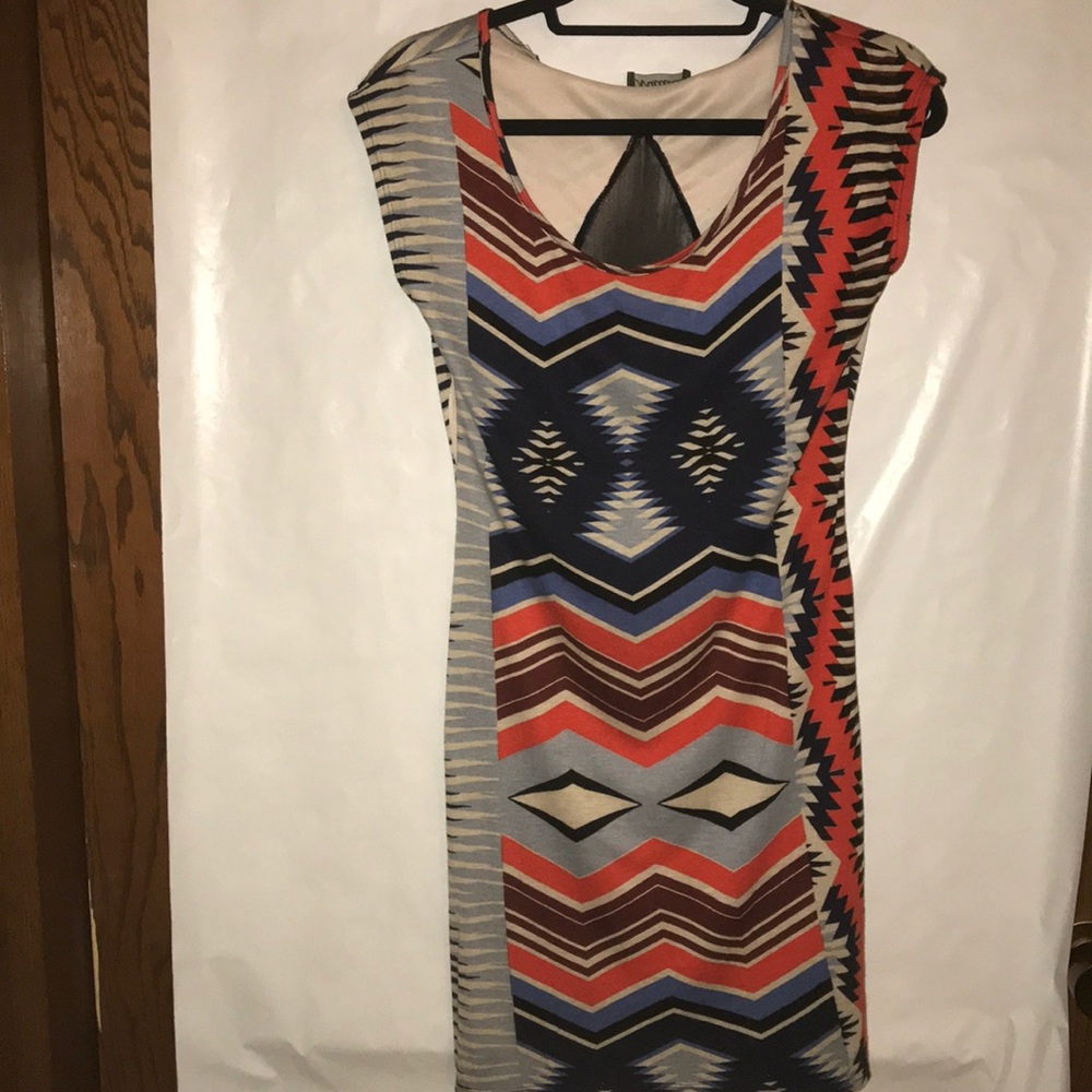 Mesh back dress